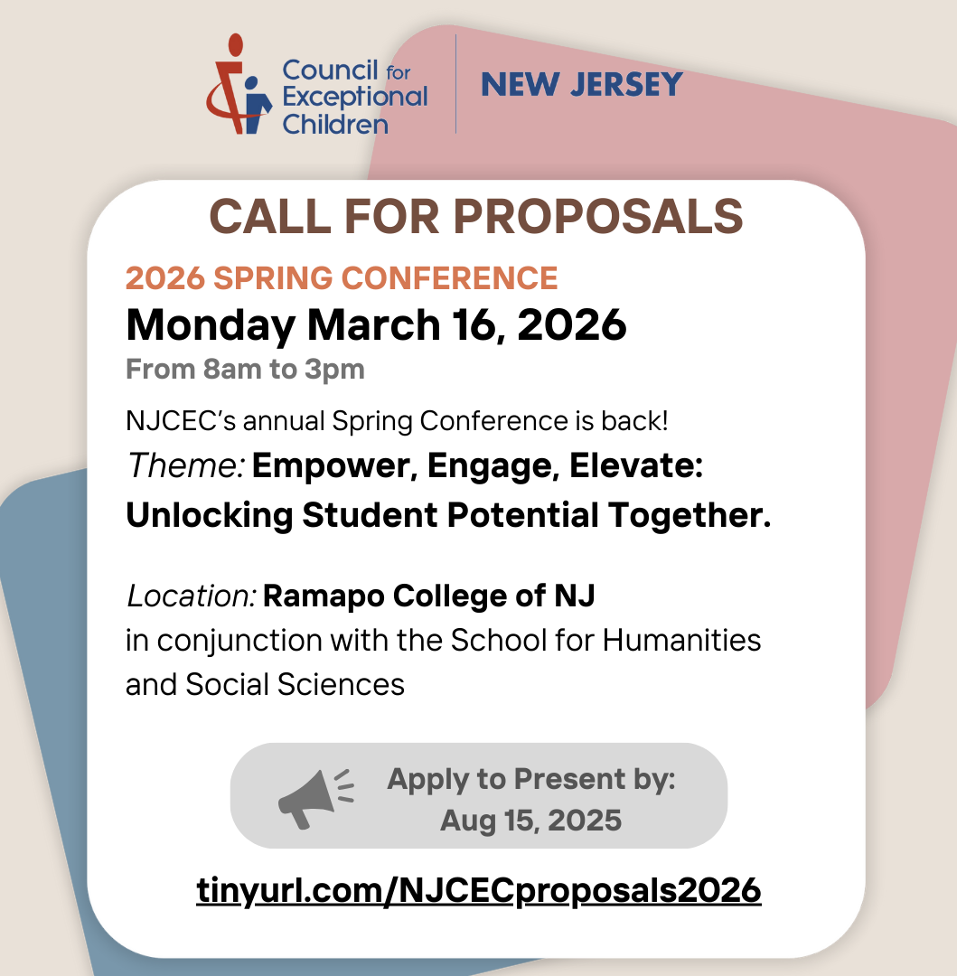 NJ CEC Call for Proposals